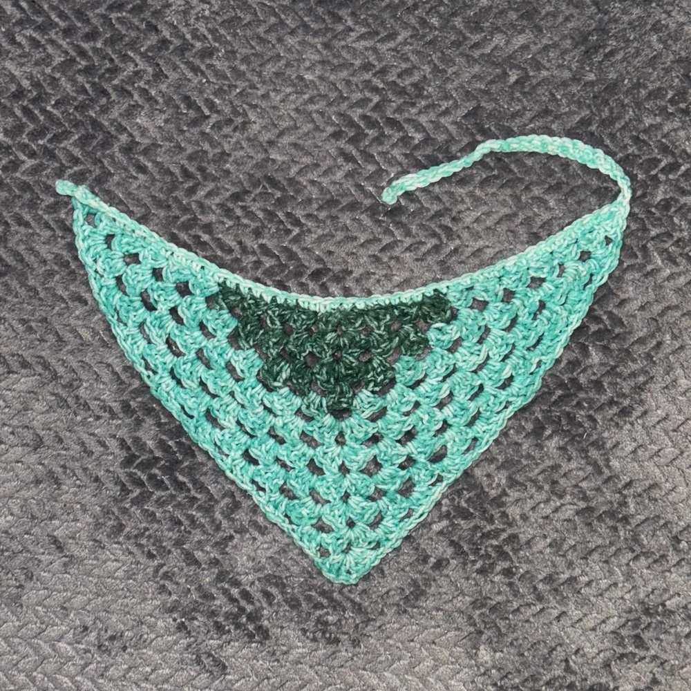 Crochet Large Dog Bandana 🦴